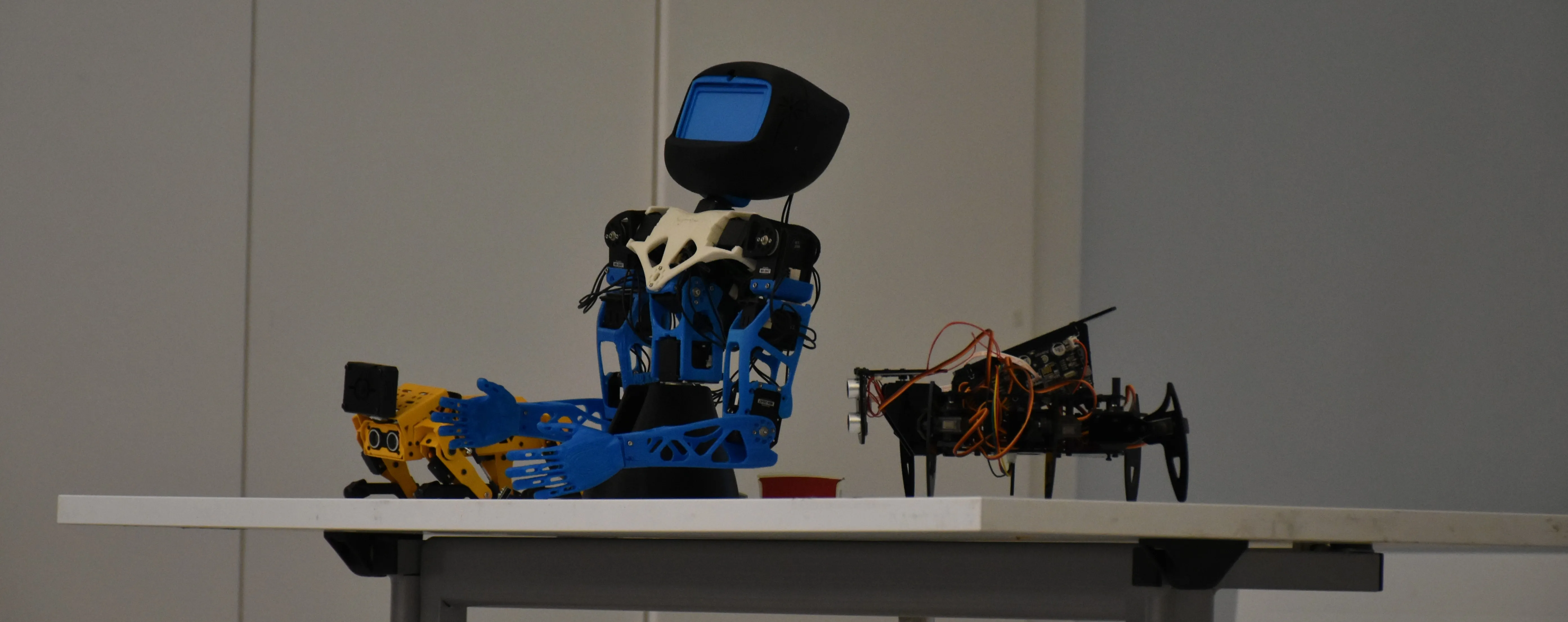 Photo des robots de la DTRE